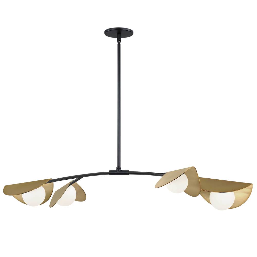 Dainolite EMM-414HP-MB-AGB Pendant Contemporary - Matte Black