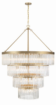 Crystorama Emory EMO-5409-MG – 40 Inch – 22 Light – Chandelier – Modern Gold – Damp Rated