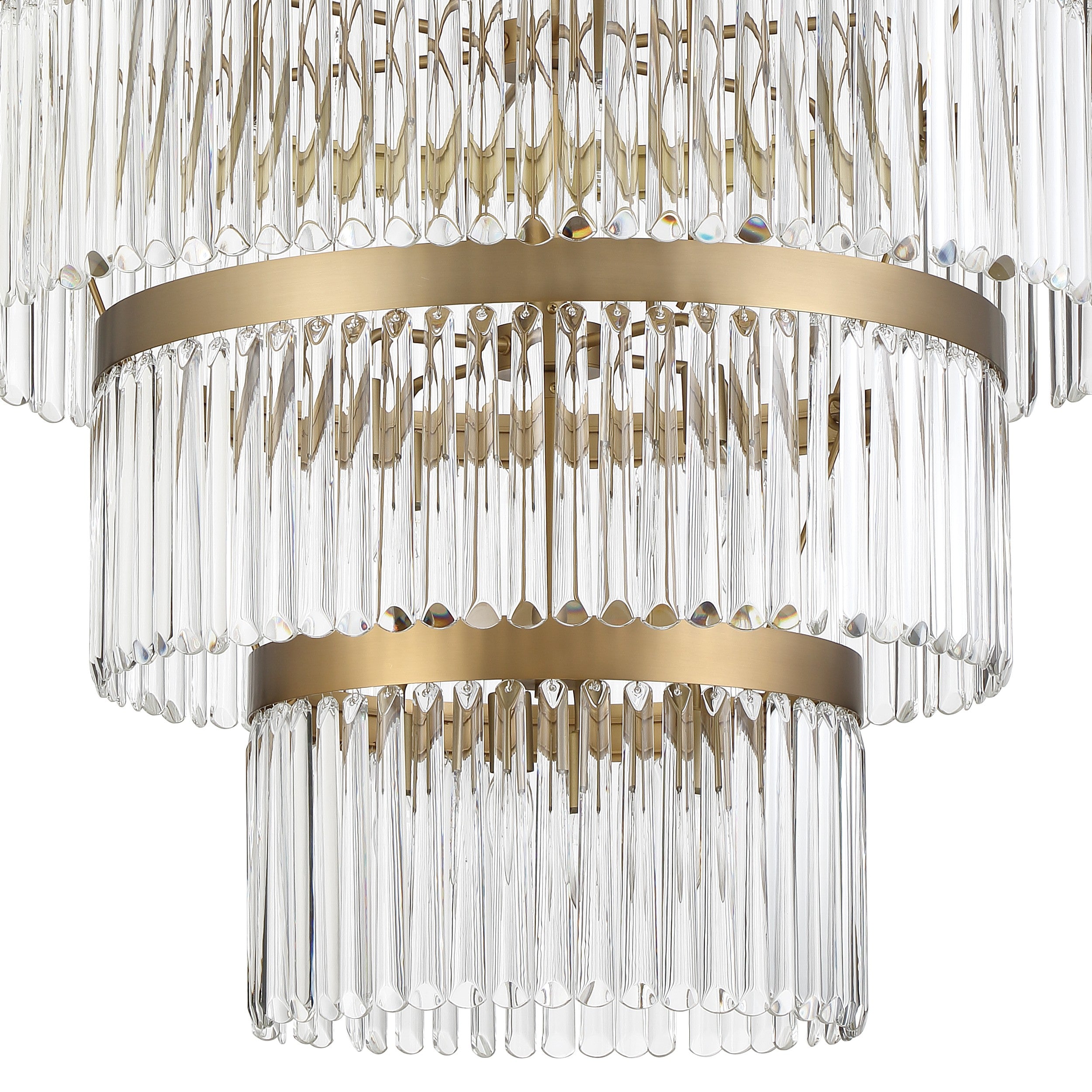Crystorama Emory EMO-5409-MG – 40 Inch – 22 Light – Chandelier – Modern Gold – Damp Rated