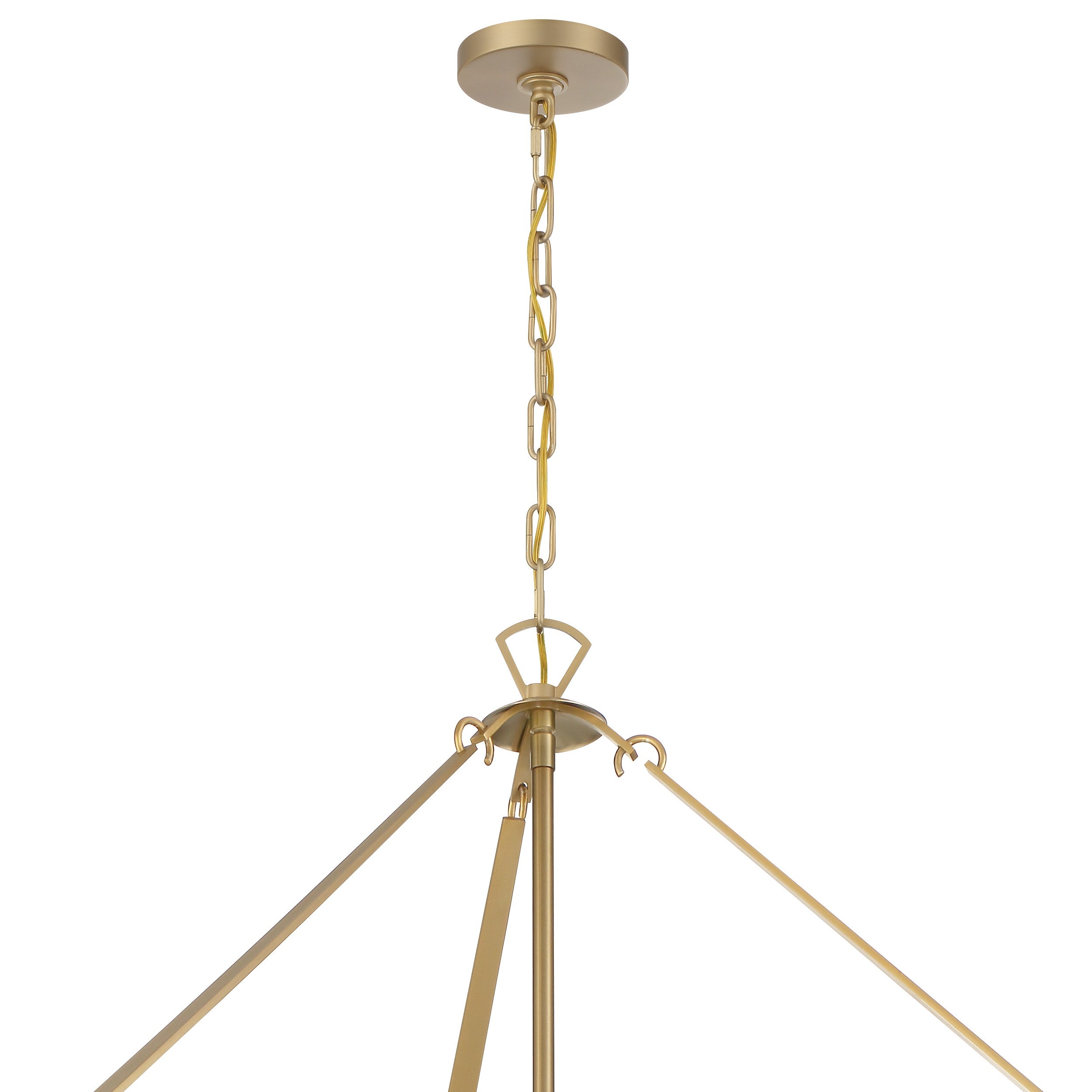 Crystorama Emory EMO-5409-MG – 40 Inch – 22 Light – Chandelier – Modern Gold – Damp Rated