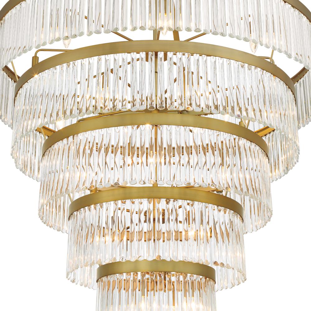 Crystorama EMORY EMO-5430-MG Chandelier Modern - Modern Gold