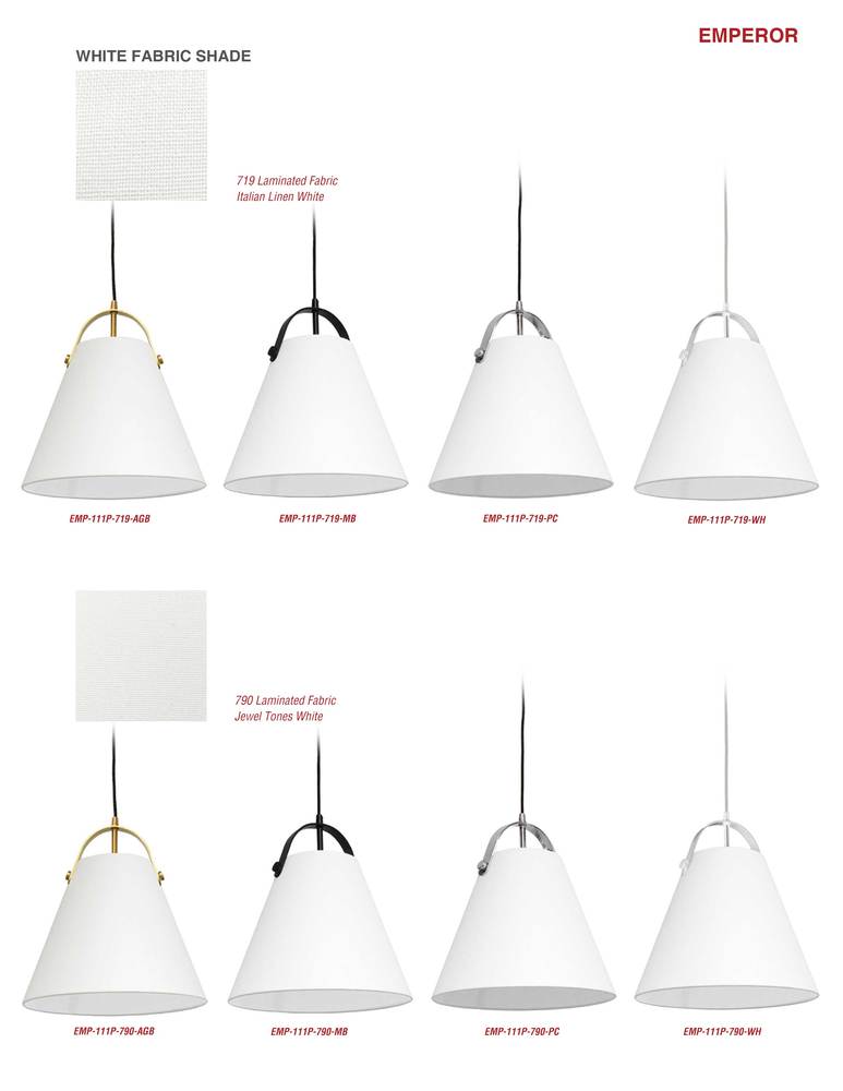 Dainolite EMPEROR EMP-111P-719-PC Pendant Contemporary - Polished Chrome