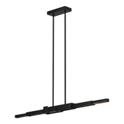 Enzo 60-in Black LED Linear Pendant