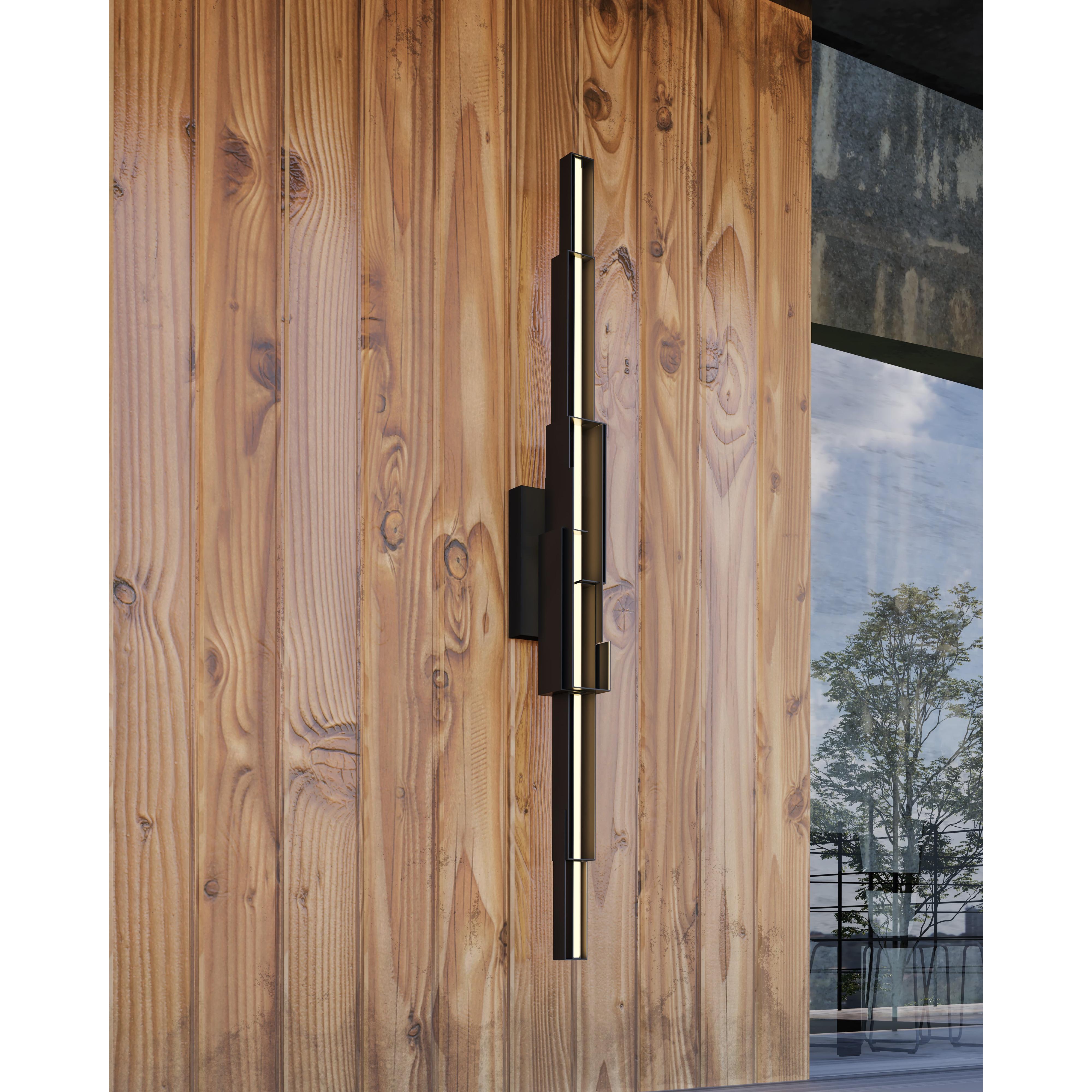 Enzo 60-in Black LED Wall Sconce