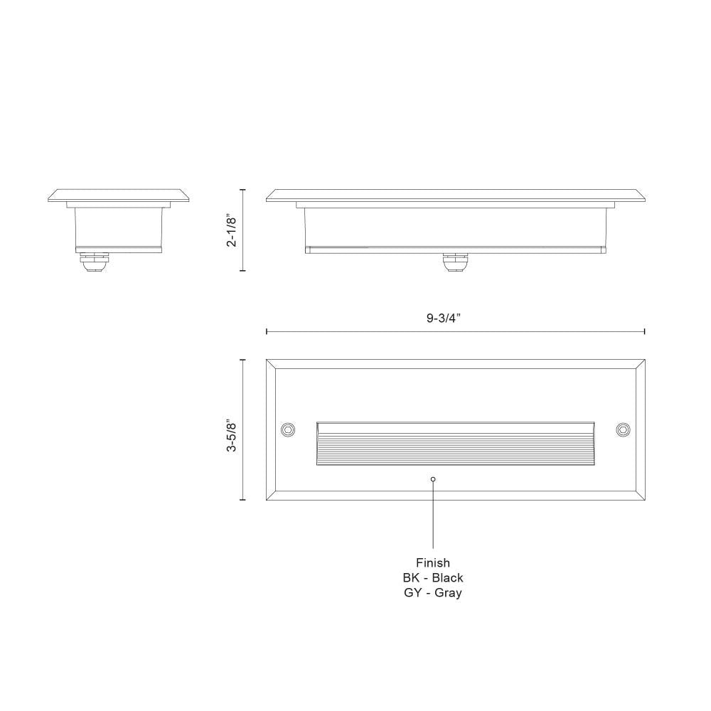 Kuzco Lighting Inc. NEWPORT ER72410-BK Landscape Lighting - Black