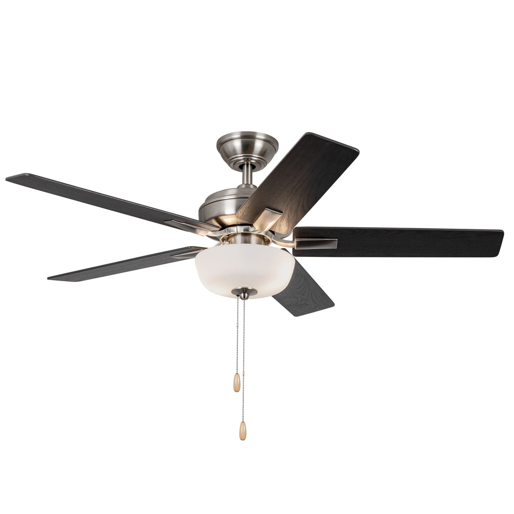 Kuzco Lighting CF78752-BN-LKP Ceiling Fan with LED Kit, 52-Inch, Brushed Nickel