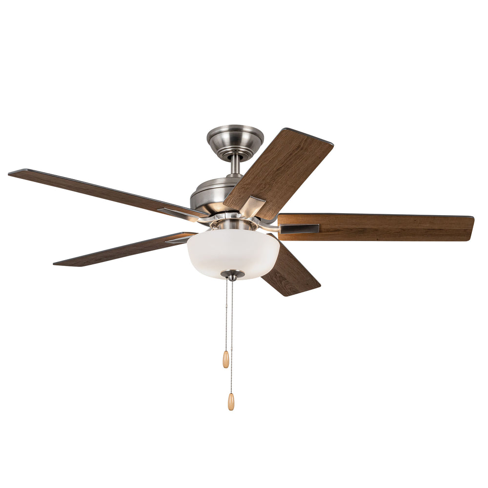 Kuzco Lighting CF78752-BN-LKP Ceiling Fan with LED Kit, 52-Inch, Brushed Nickel