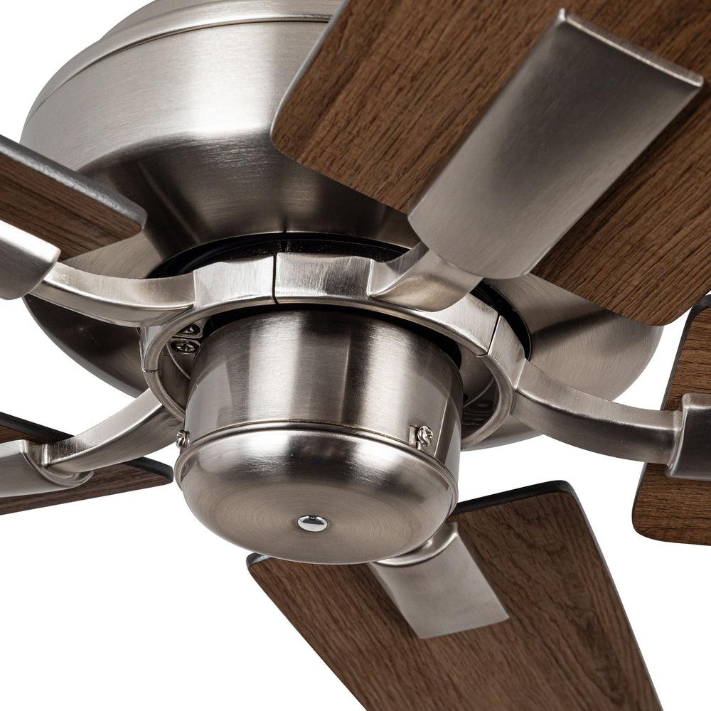 Kuzco Lighting CF78752-BN-NLW Erikson Ceiling Fan, 52-Inch, Brushed Nickel