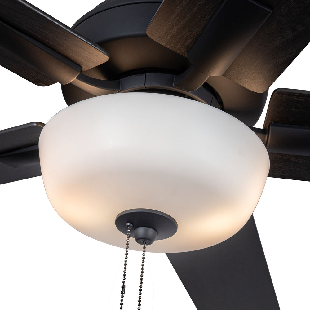 Kuzco Lighting CF78752-MB-LKP Ceiling Fan, 52-in, Matte Black