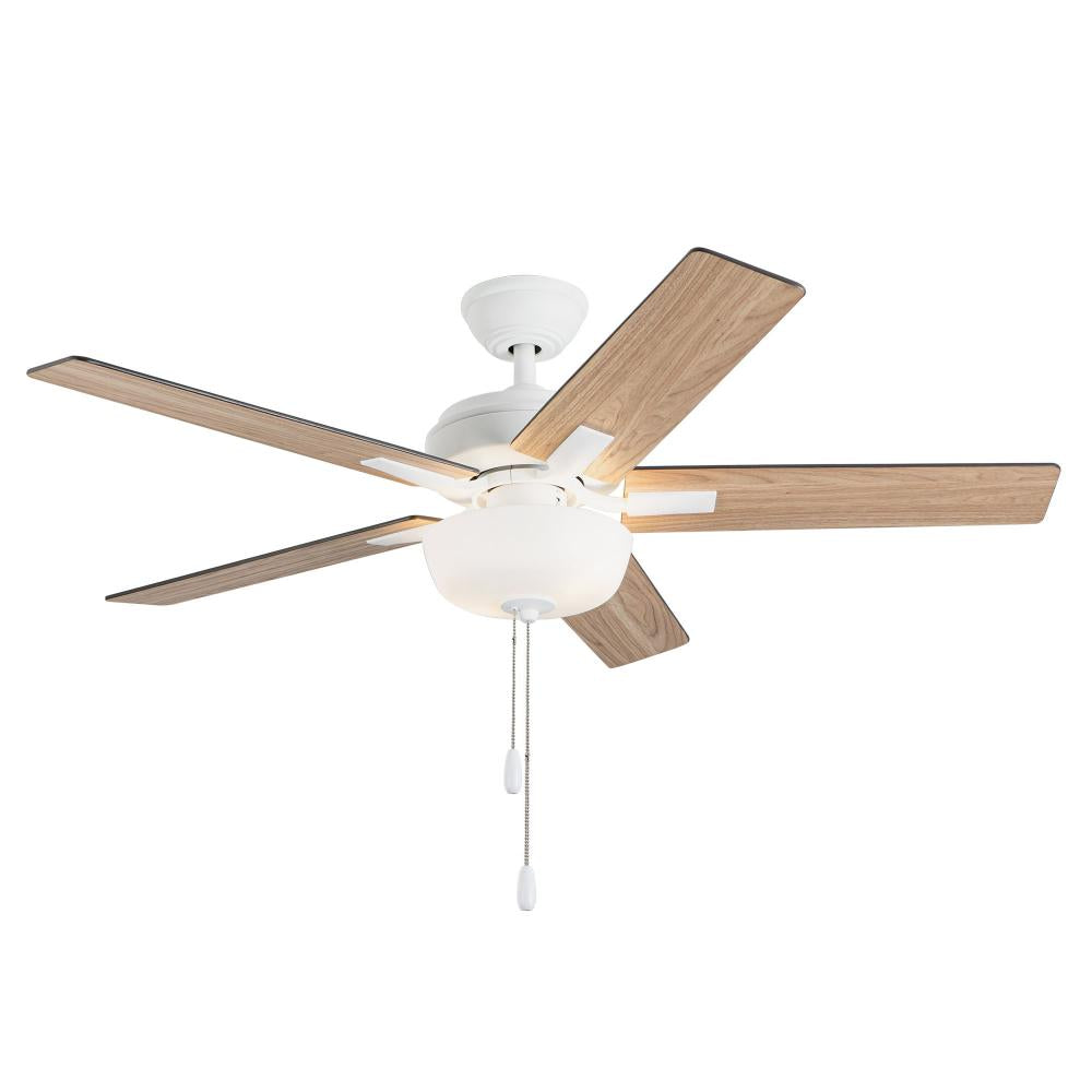 Kuzco Lighting CF78752-WH-LKP Ceiling Fan, White, LED Kit with Bulb