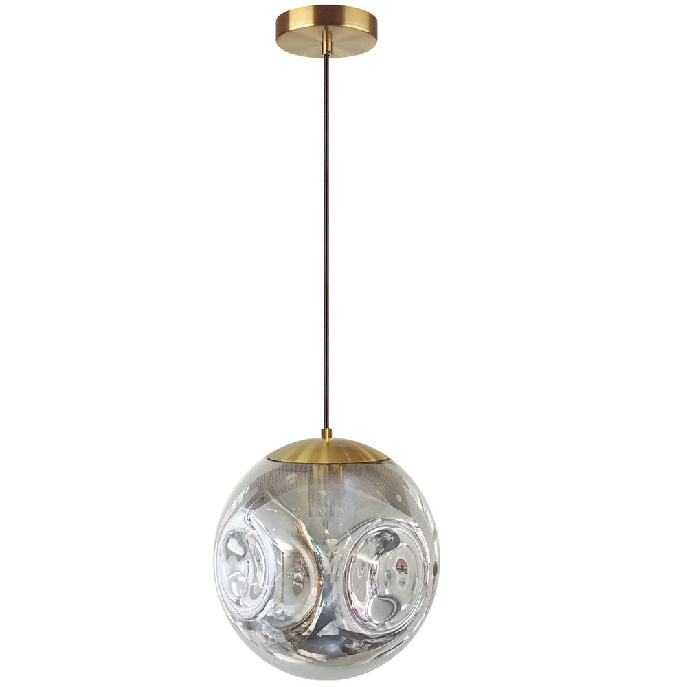 Dainolite ERIS ERS-101P-AGB-SM Pendant Contemporary - Aged Brass