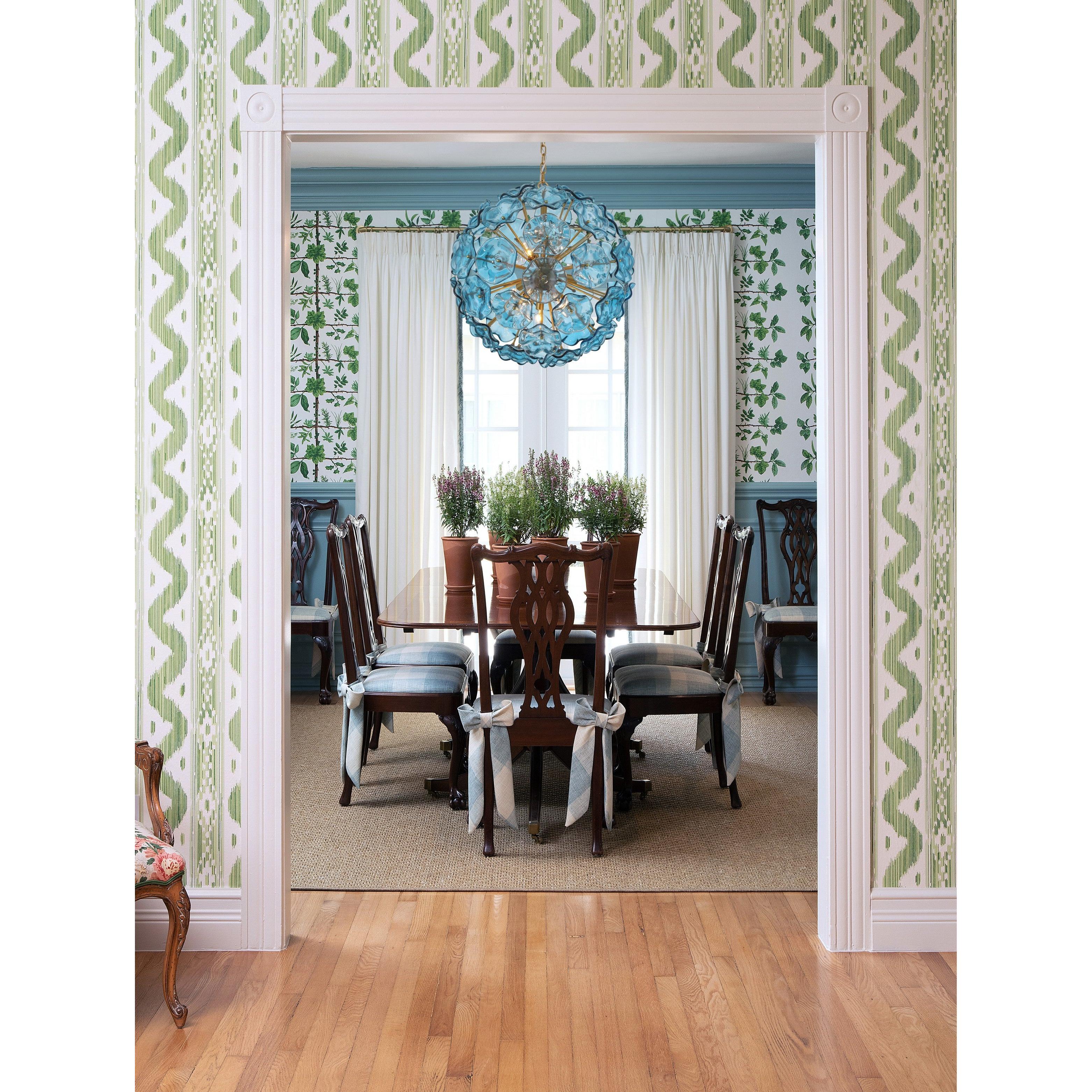 Crystorama Esme ESM-4006-AG-BL – 22.5 Inch – 9 Light – Pendant Light – Aged Brass – Dry Rated