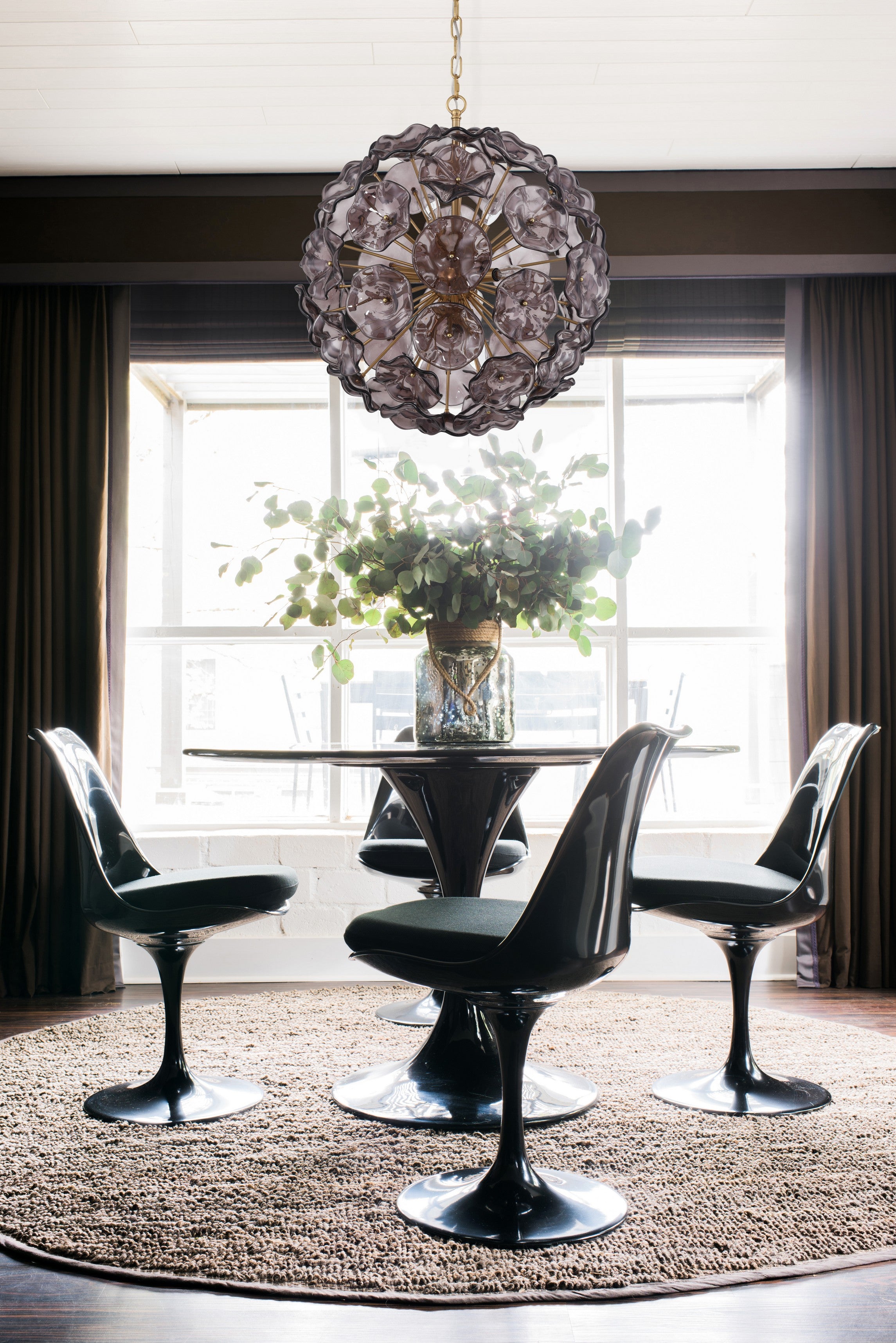 Crystorama Esme ESM-4006-AG-SM – 22.5 Inch – 9 Light – Pendant Light – Aged Brass – Dry Rated