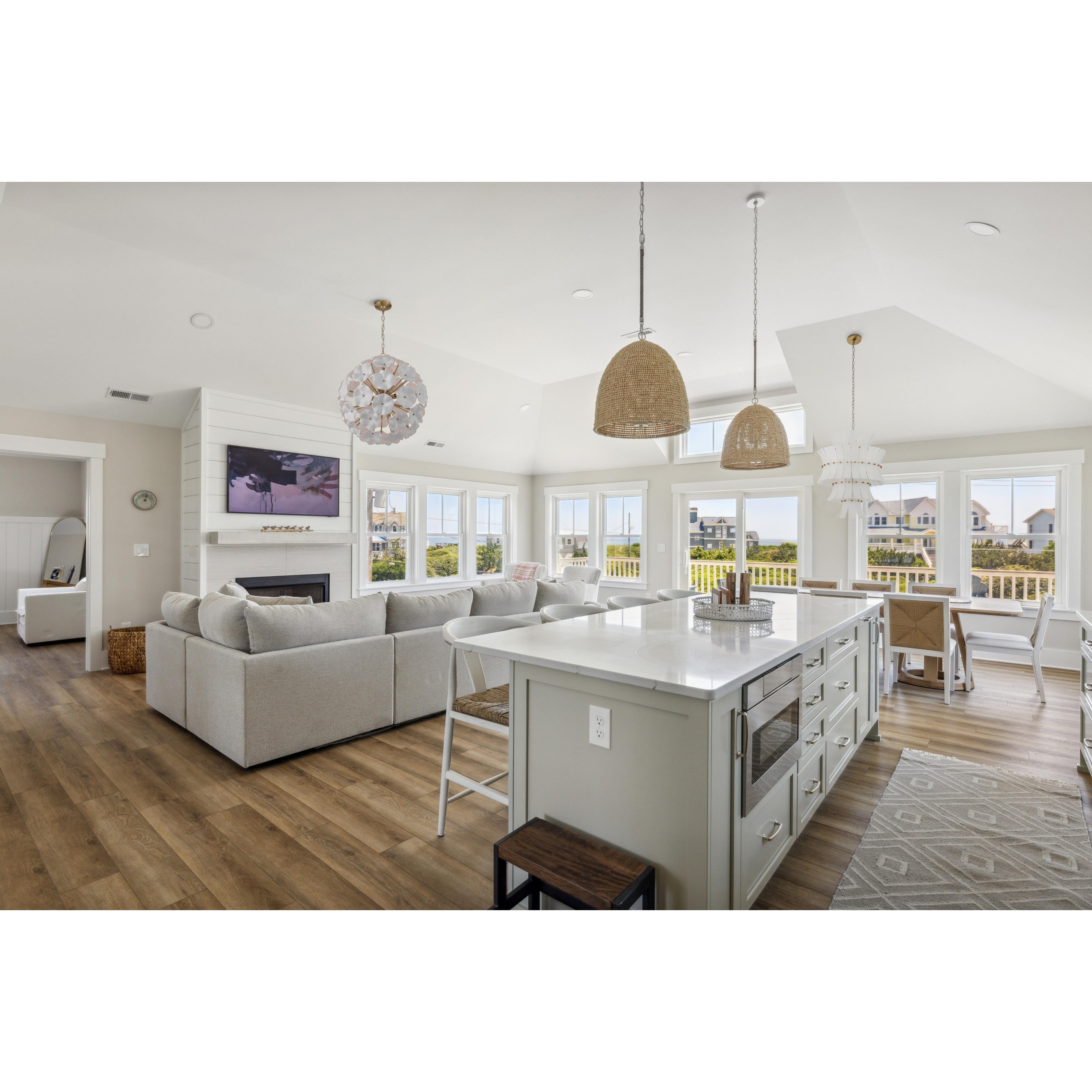 Crystorama Esme ESM-4006-AG-WH – 22.5 Inch – 9 Light – Pendant Light – Aged Brass – Dry Rated