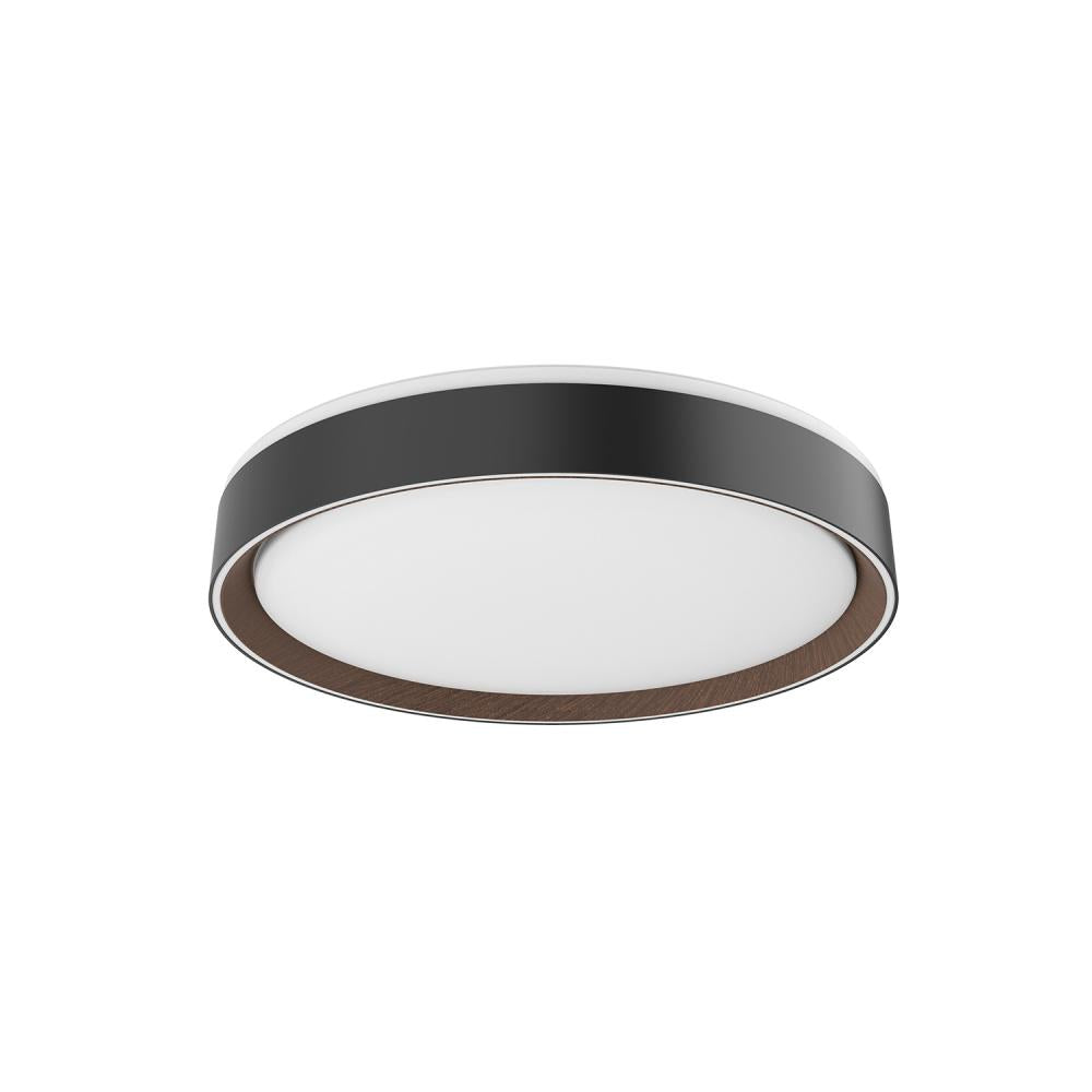 Kuzco Lighting Inc. ESSEX FM43916-BK/WT-5CCT Flush Mount - Black Walnut