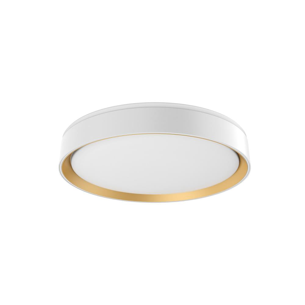 Kuzco Lighting Inc. ESSEX FM43916-WH/GD-5CCT Flush Mount - White Gold