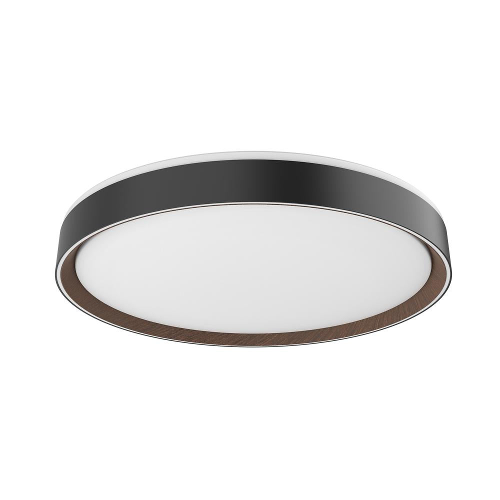 Kuzco Lighting Inc. ESSEX FM43920-BK/WT-5CCT Flush Mount - Black Walnut