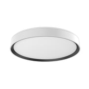 Essex 20-in White/Black LED Flush Mount