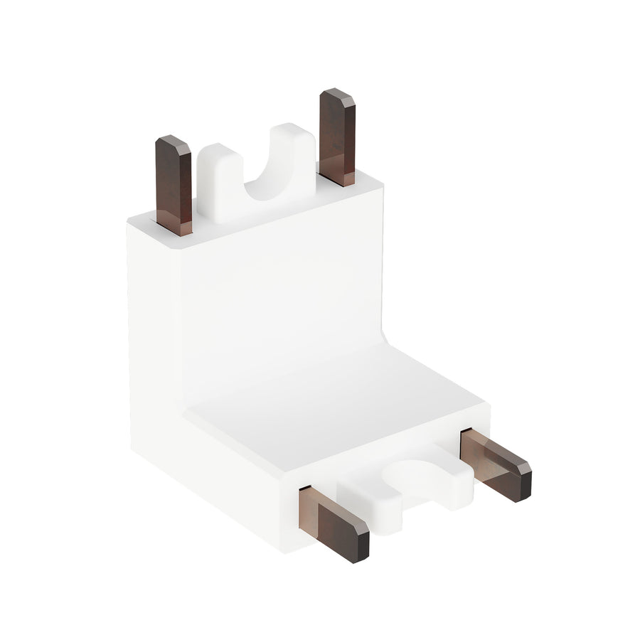 Continuum 1 Inch Track Light – White – ETMSC90-W2C-WT