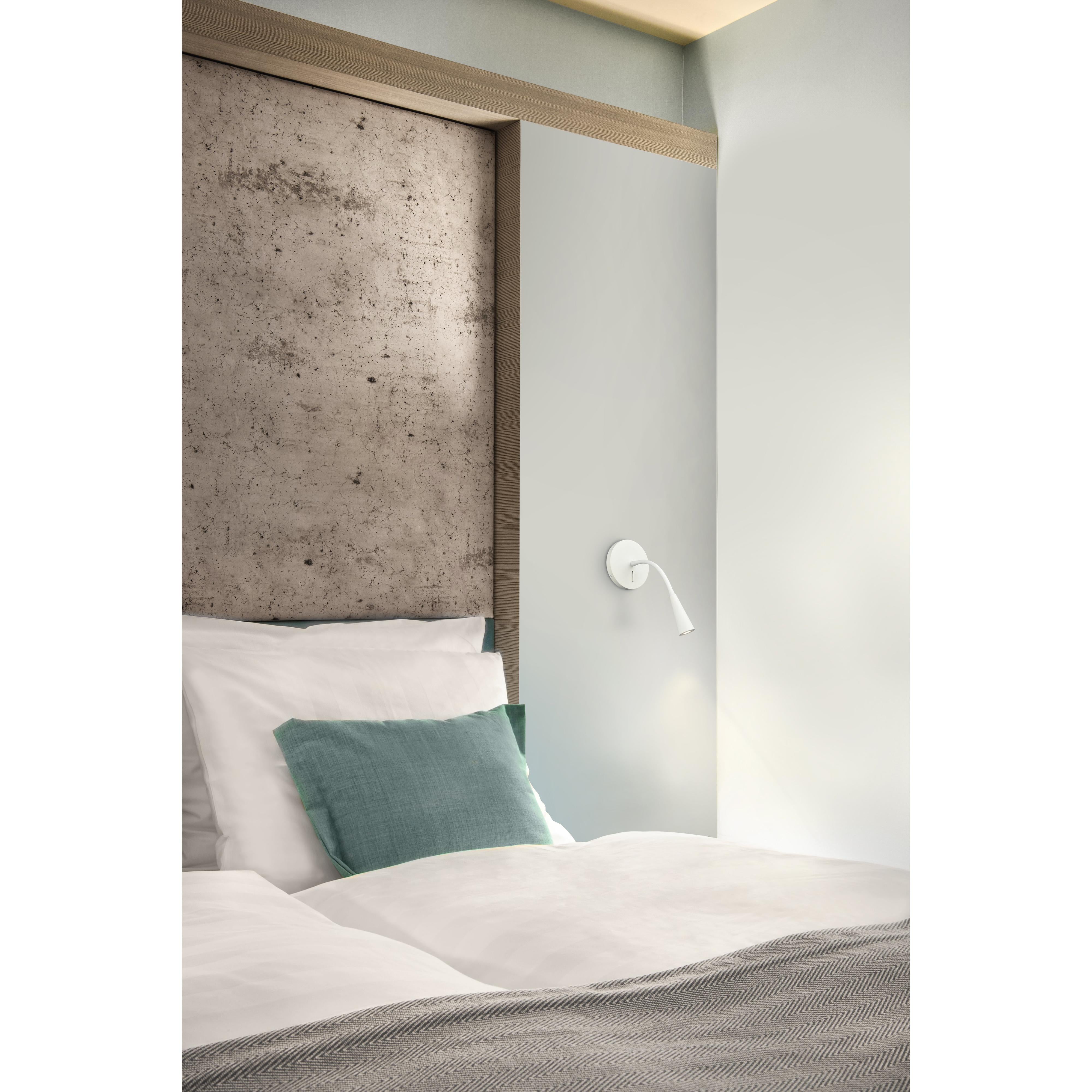 Eton 5-in White LED Wall Sconce