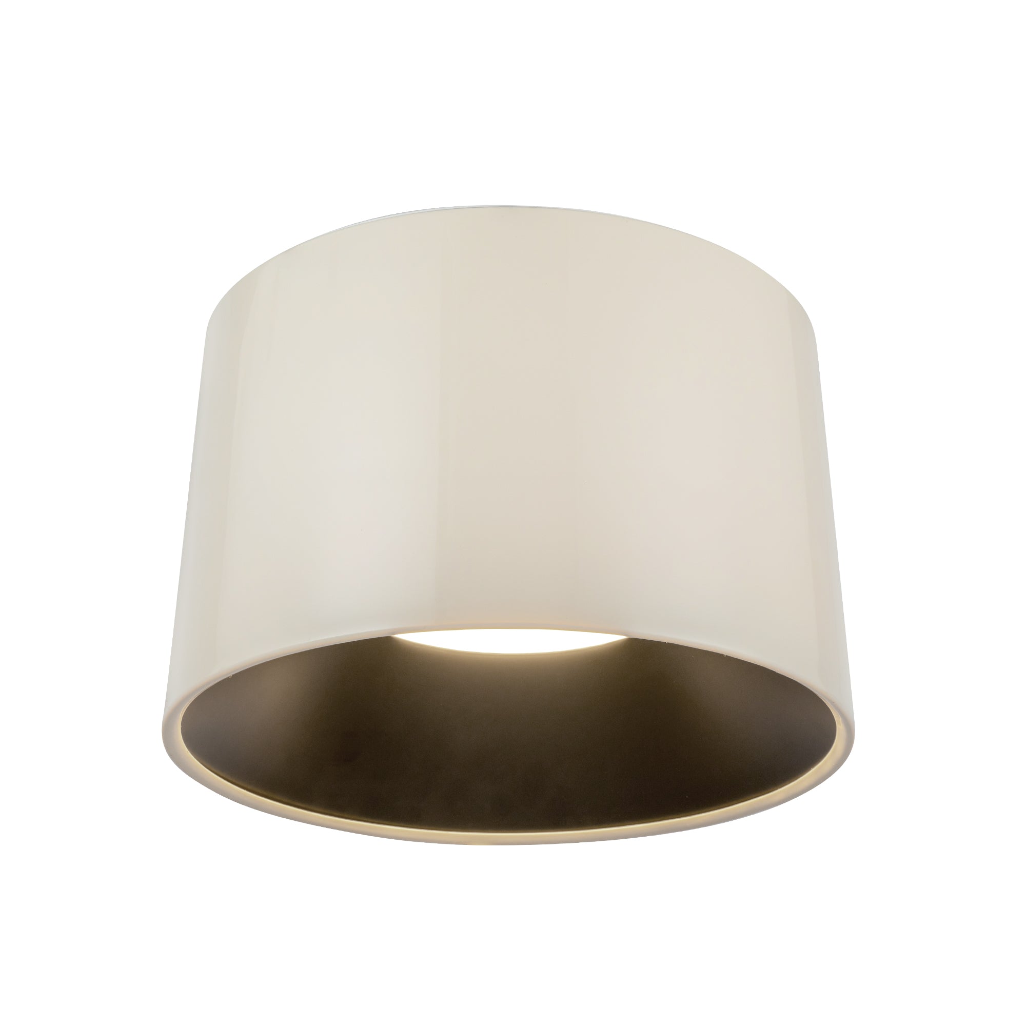 Etta 19-in Pearl White LED Flush Mount