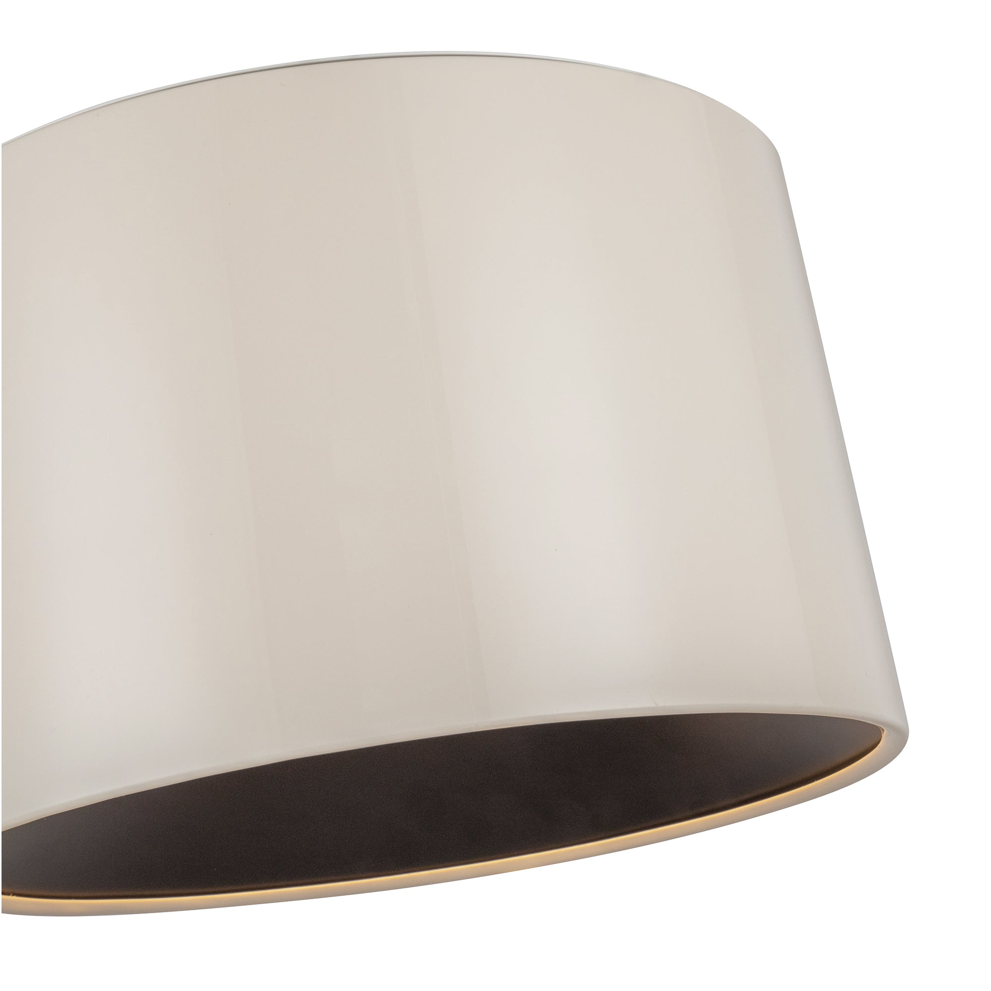 Etta 19-in Pearl White LED Flush Mount