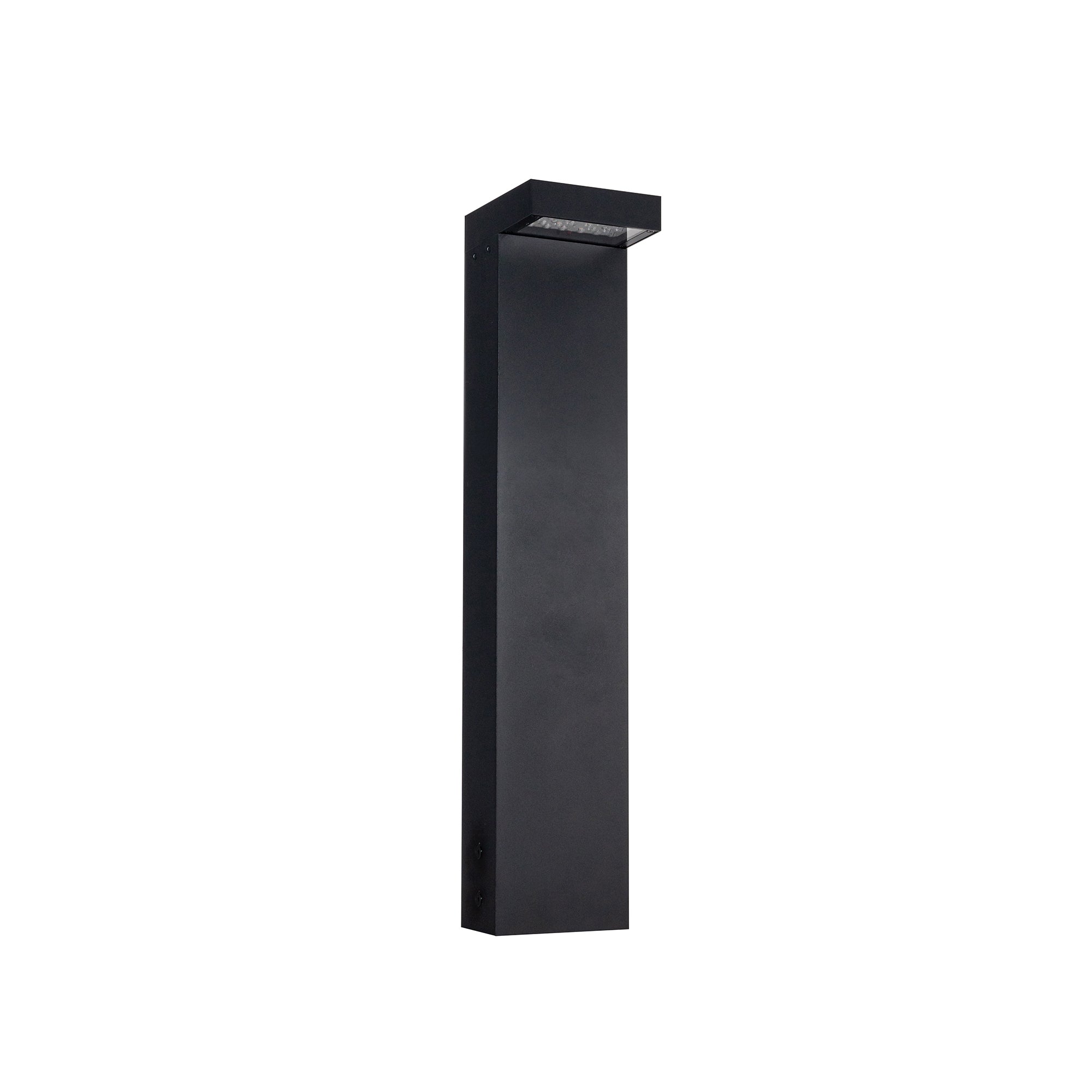 Evans 24-in Black LED Exterior Bollard