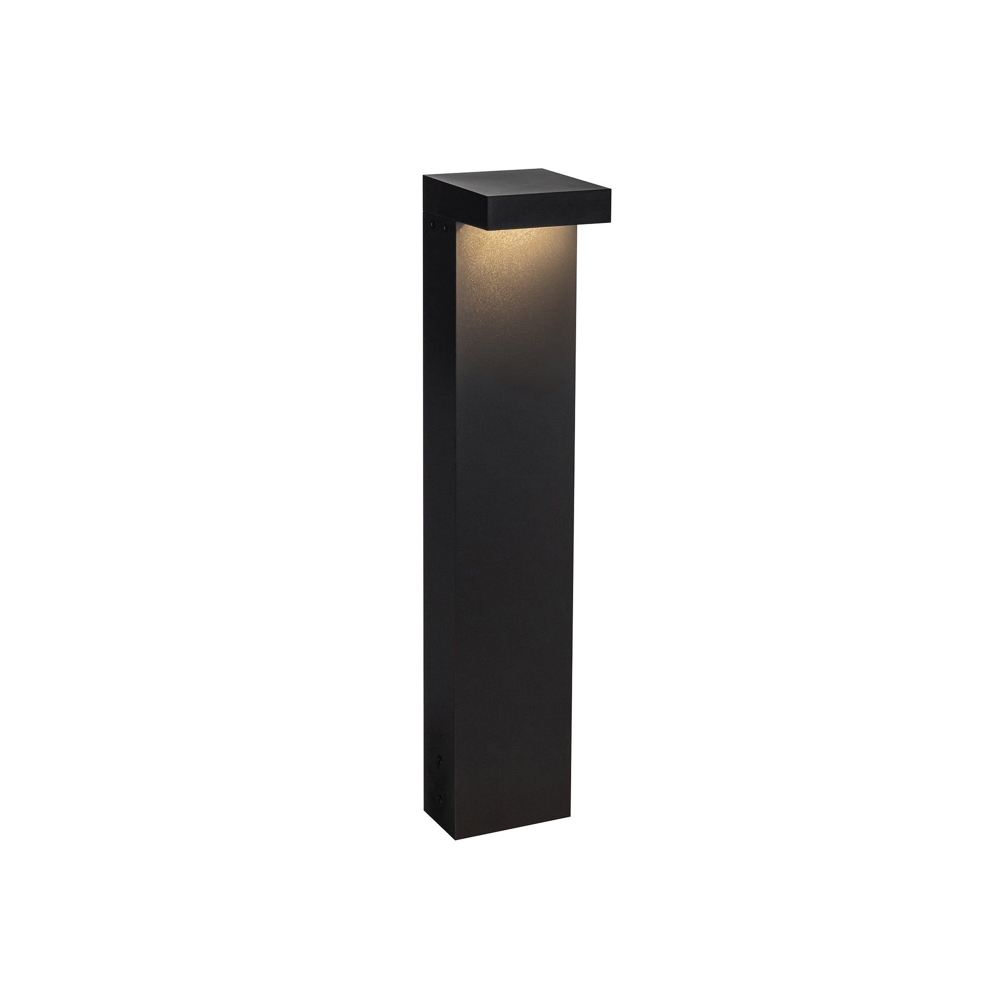 Evans 24-in Black LED Exterior Bollard