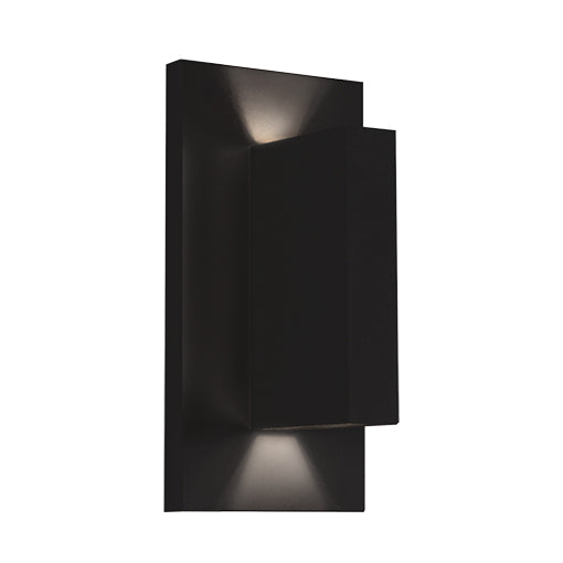 Vista 9-in Black LED Exterior Wall Sconce