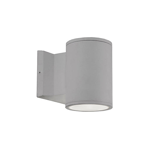 Nordic 5-in Gray LED Exterior Wall Sconce