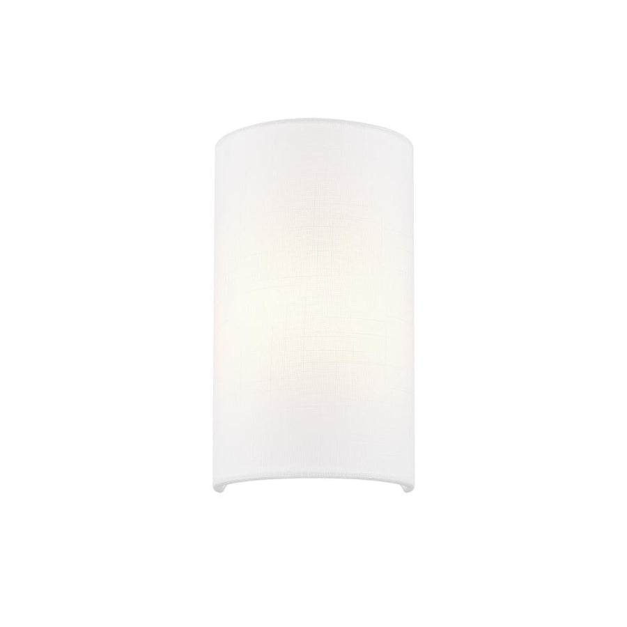 ADA Small Cylinder Fabric Wall Sconce