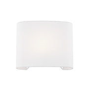ADA Wide Oval Fabric Wall Sconce