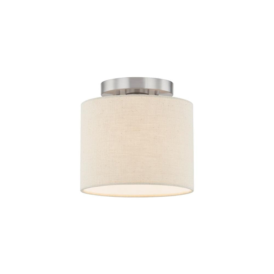 Classic 8" Drum Semi-Flush w/ Open Bottom
