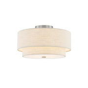 Classic 15" Tiered Drum Semi-Flush