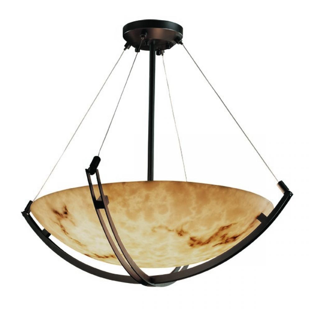 Justice Design Group CROSSBAR FAMILY FAL-9722-35-DBRZ Pendant Traditional - Bronze