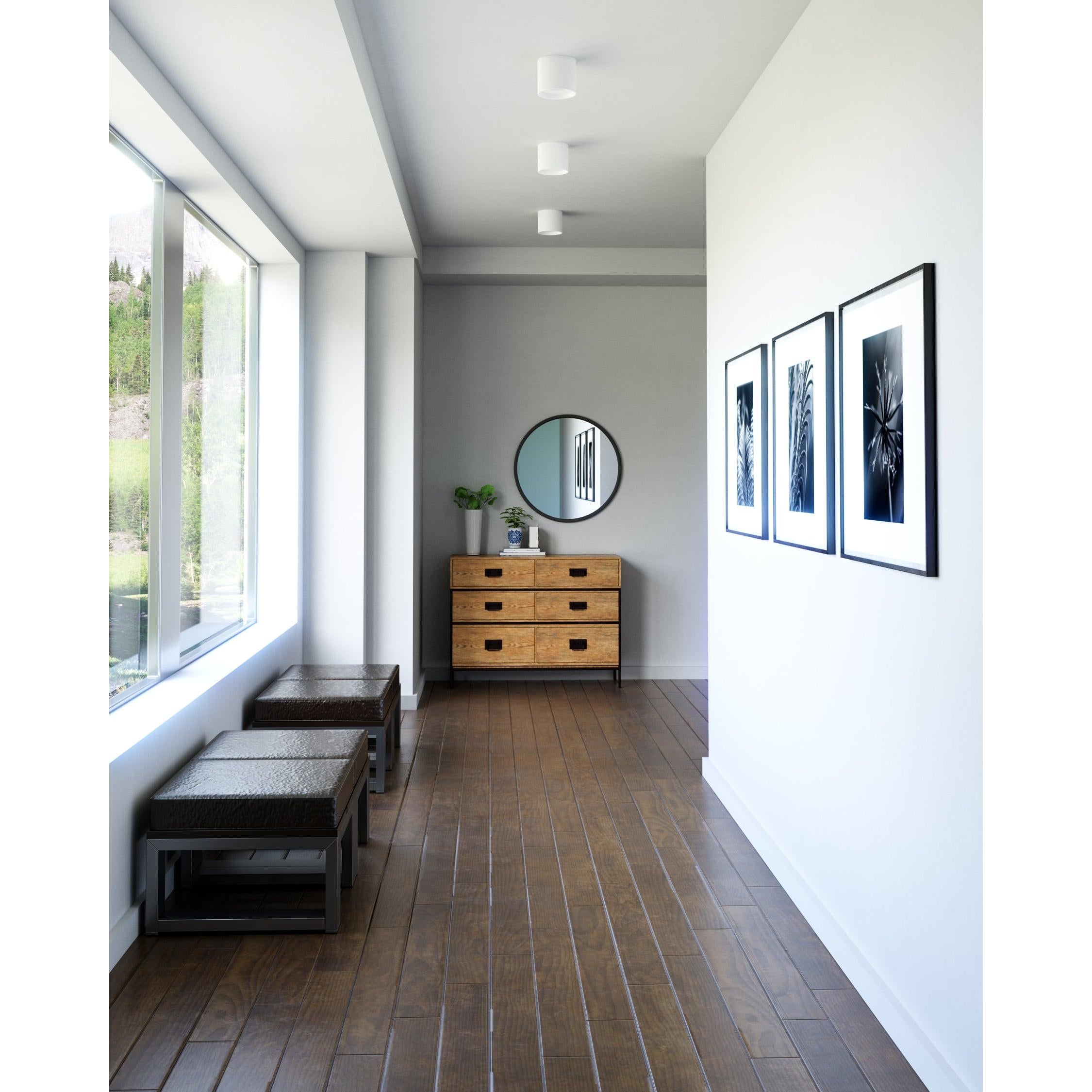 Falco 5-in White LED Flush Mount