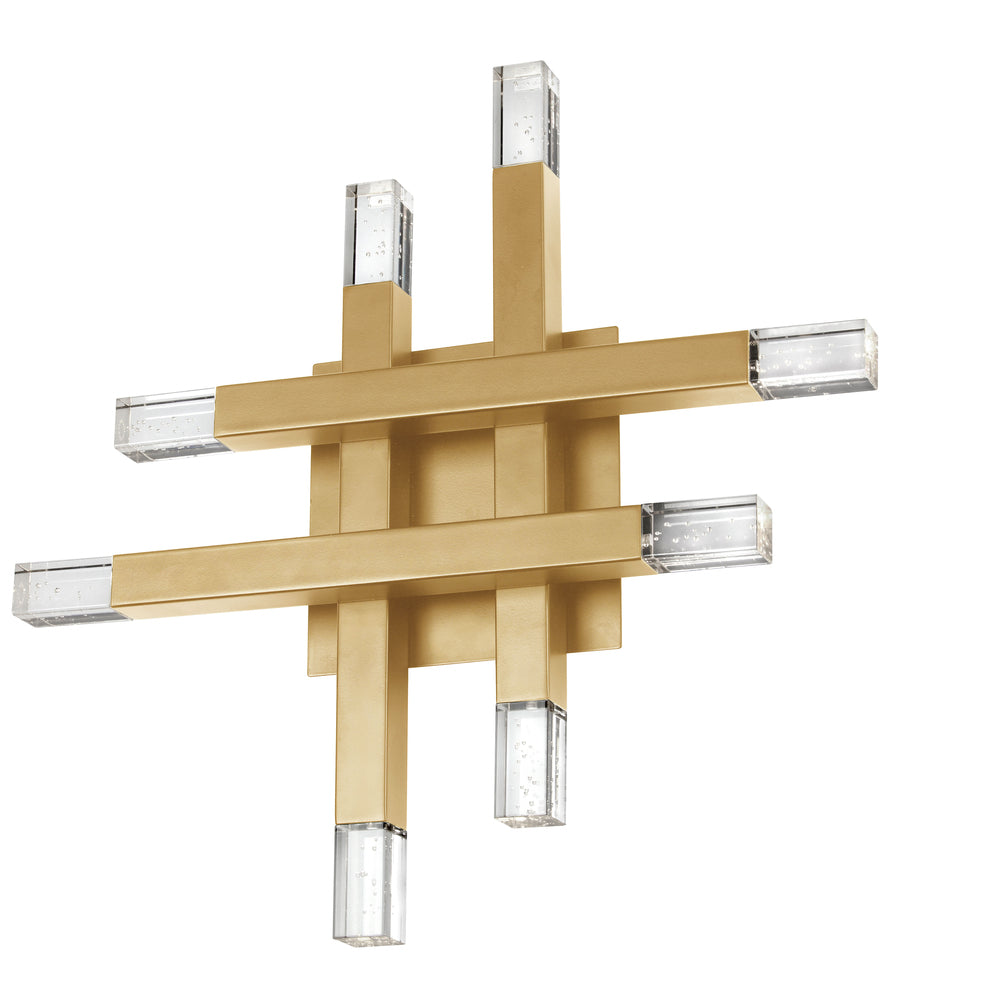 Dainolite FRANCESCA FCS-1432W-AGB Sconce Contemporary - Aged Brass