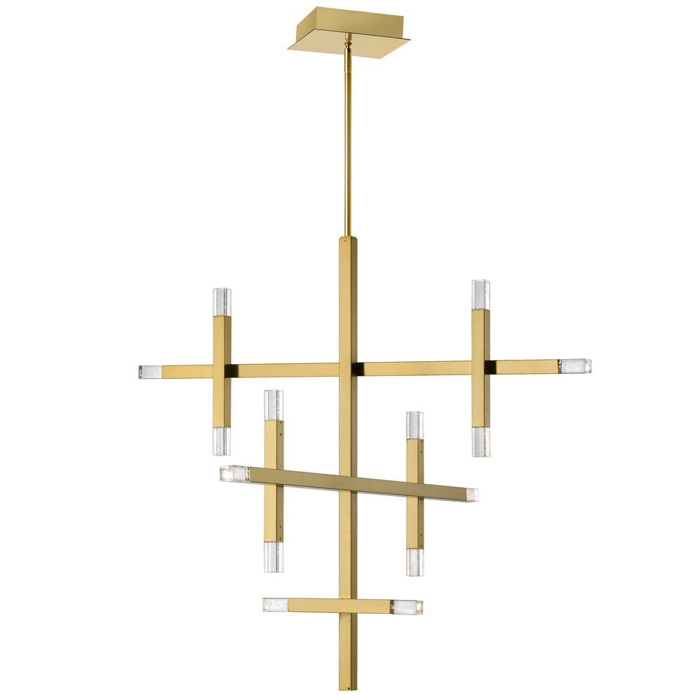 Dainolite FRANCESCA FCS-3656C-AGB Chandelier Contemporary - Aged Brass