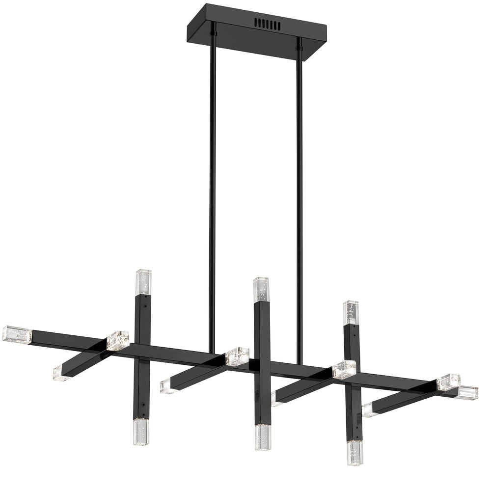 Dainolite FRANCESCA FCS-4064HC-MB Chandelier Contemporary - Matte Black