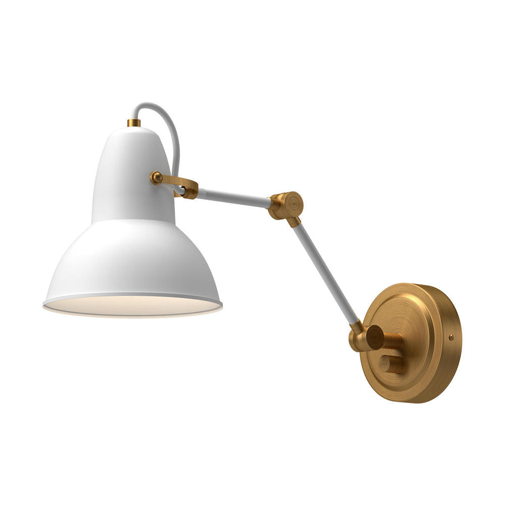 Alora Lighting FELIX WV576027WHAG Bathroom Fixture - Aged Gold White