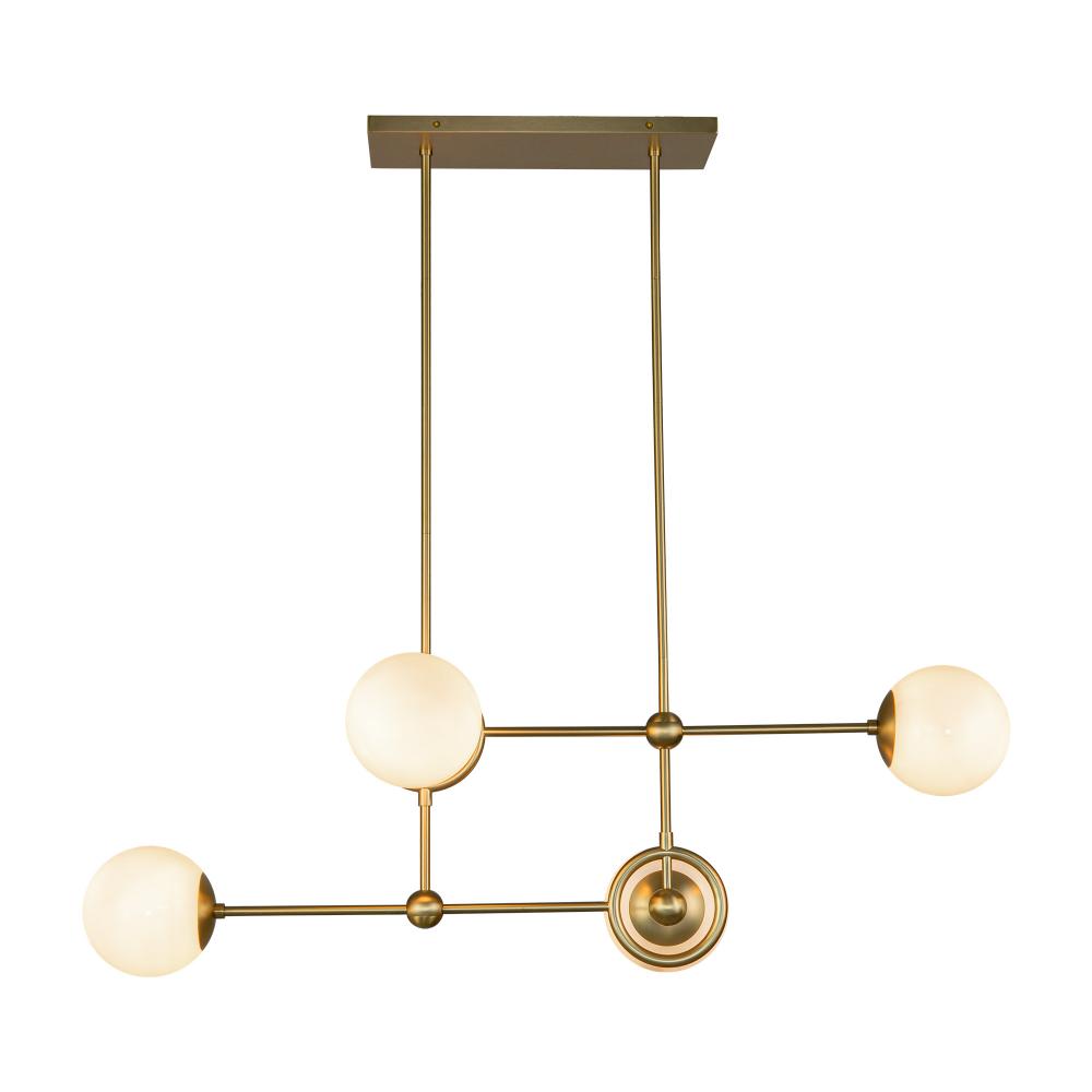 Alora Lighting FIORE CH407342BGGO Chandelier Transitional - Brushed Gold