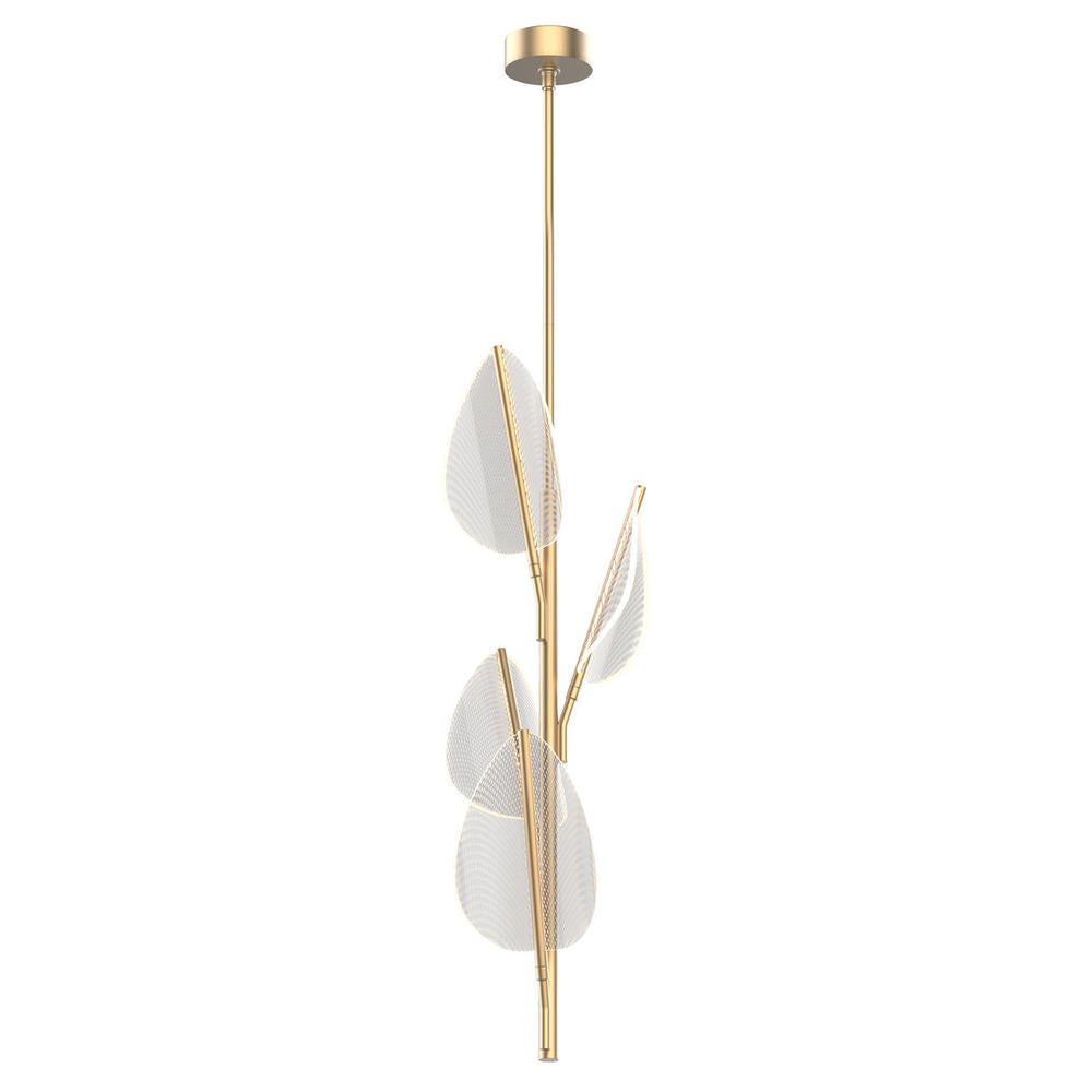 Alora Lighting FLORA PD321104NB Pendant Traditional - Natural Brass