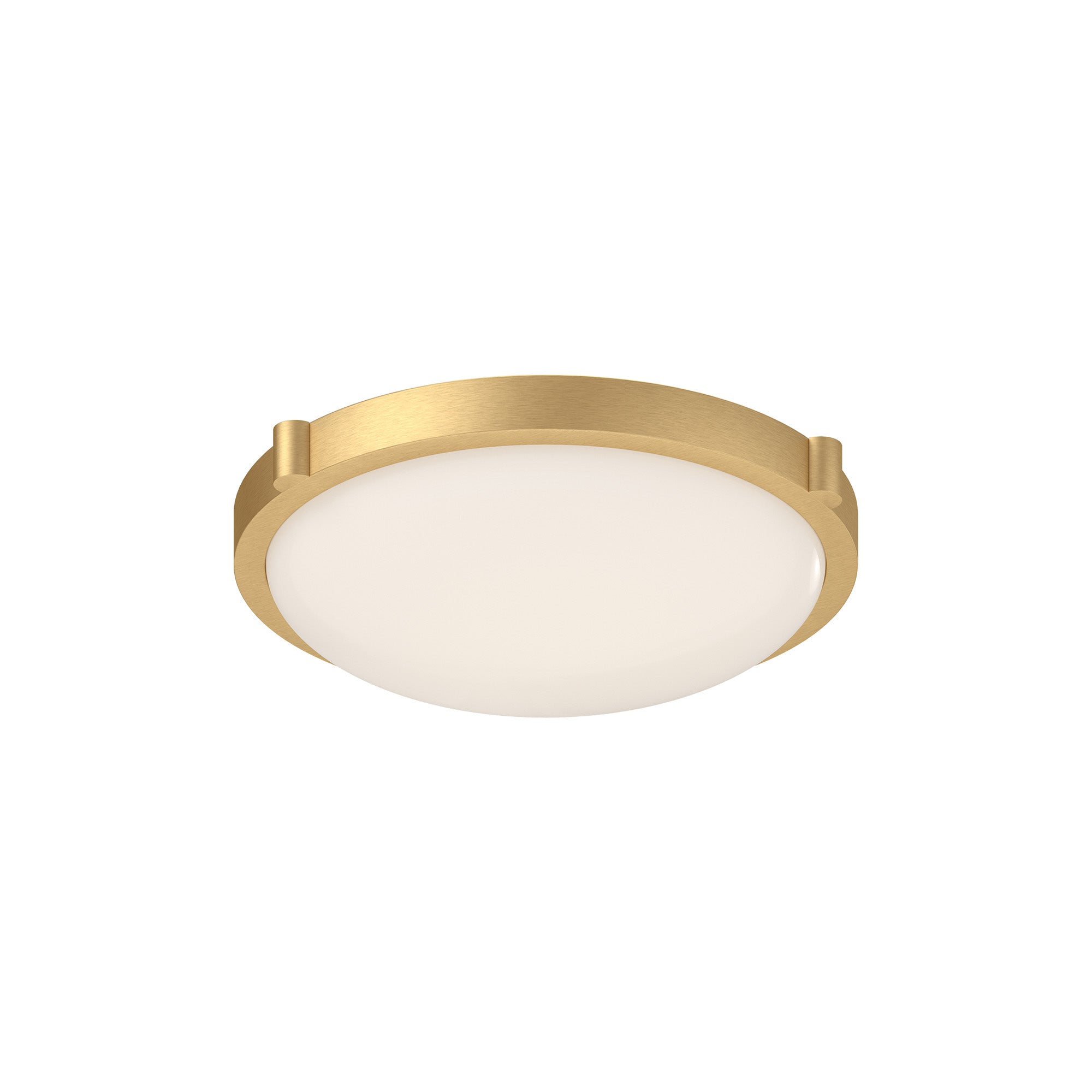 Floyd 11-in Brushed Gold LED Flush Mount