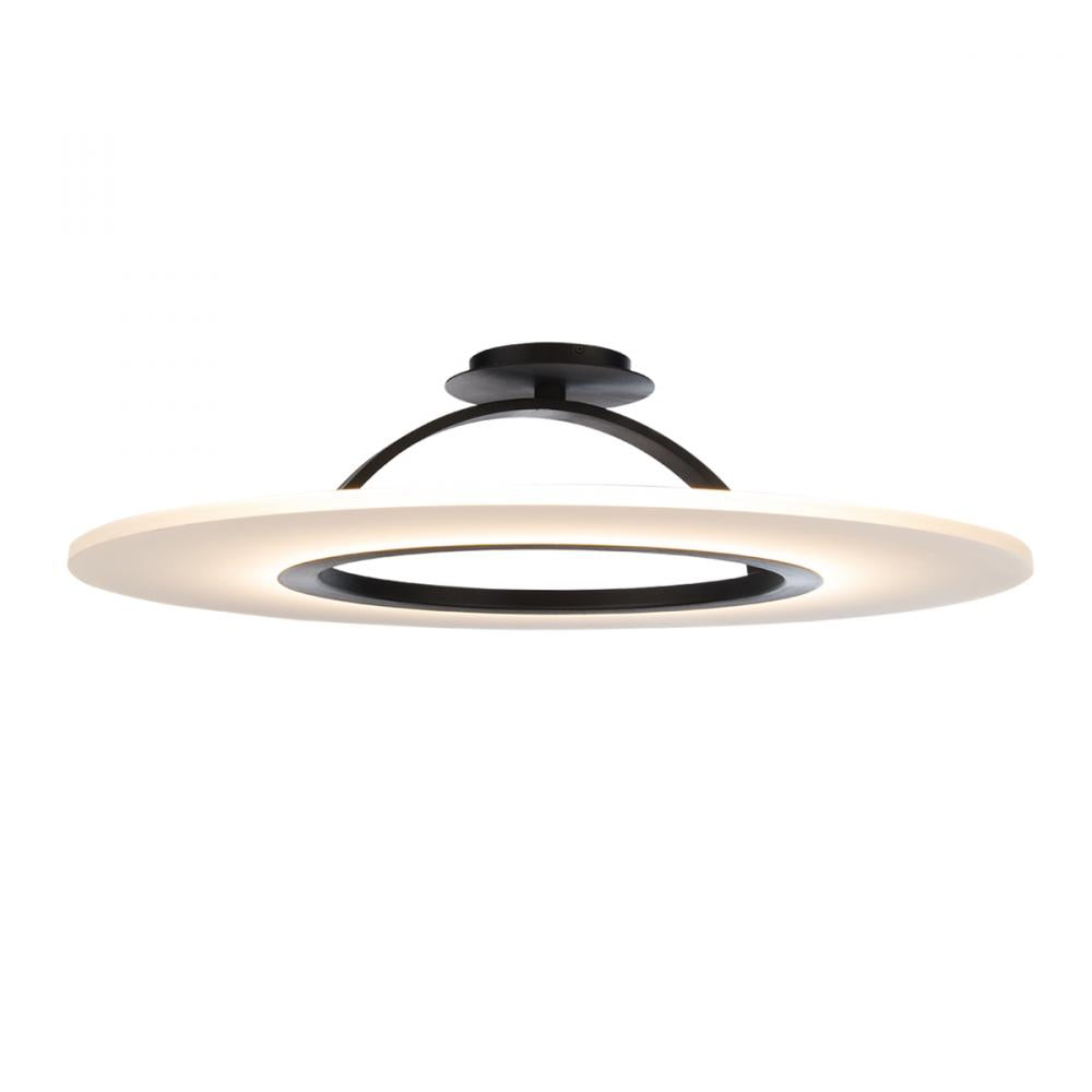 WAC Lighting FM-21728-BK Flush Mount Modern - Black