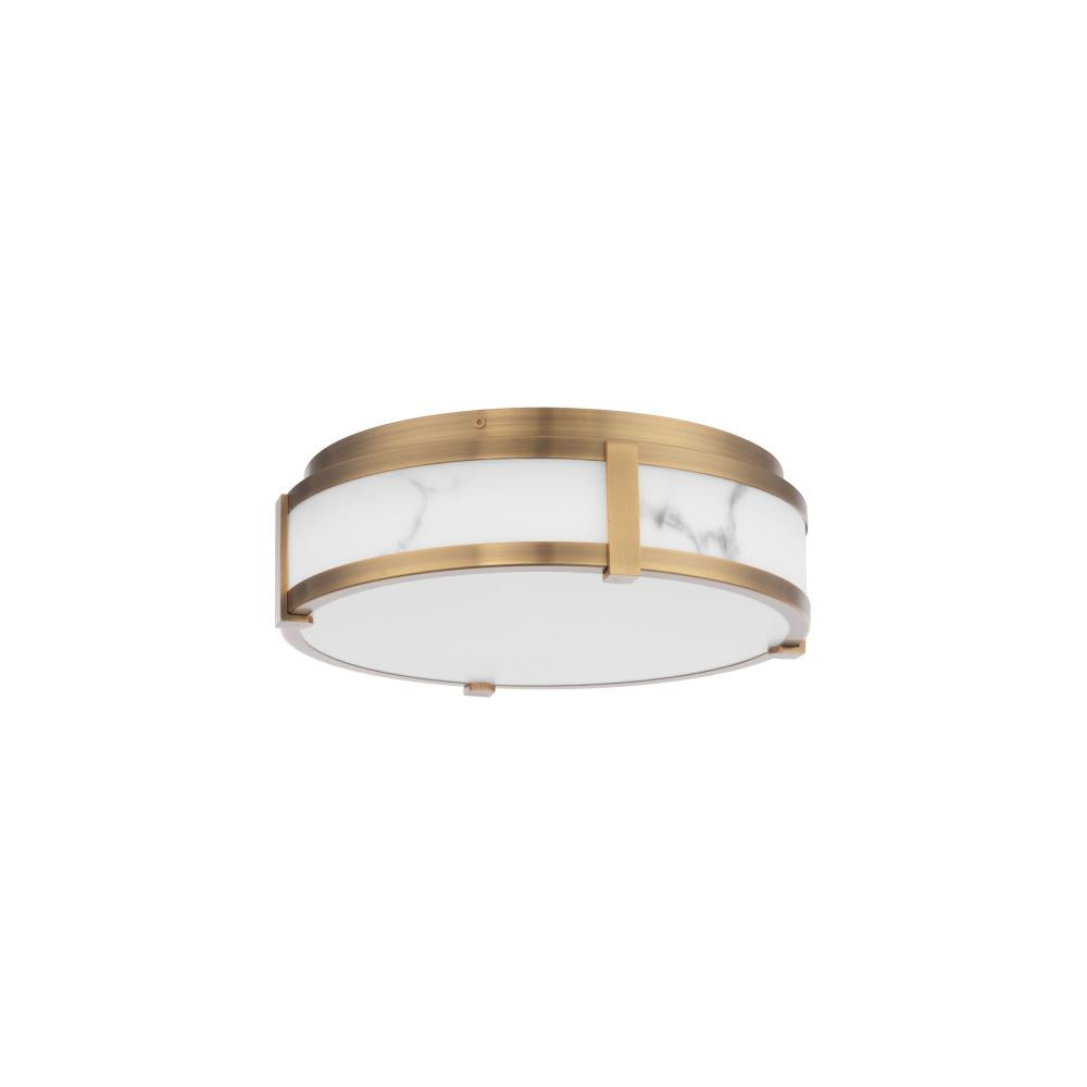 WAC Lighting FM-27214-AB Flush Mount Modern - Antique Brass