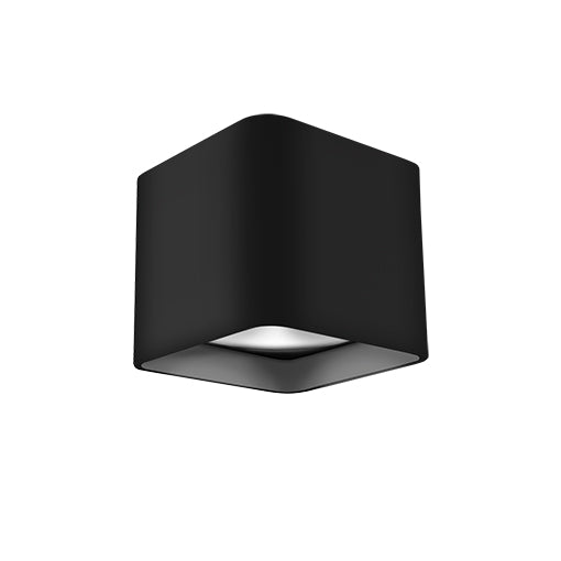 Falco 5-in Black LED Flush Mount