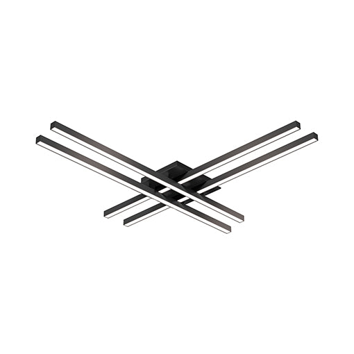 Vega Minor 32-in Black LED Flush Mount