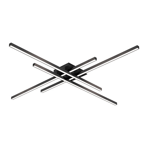 Vega Minor 47-in Black LED Flush Mount