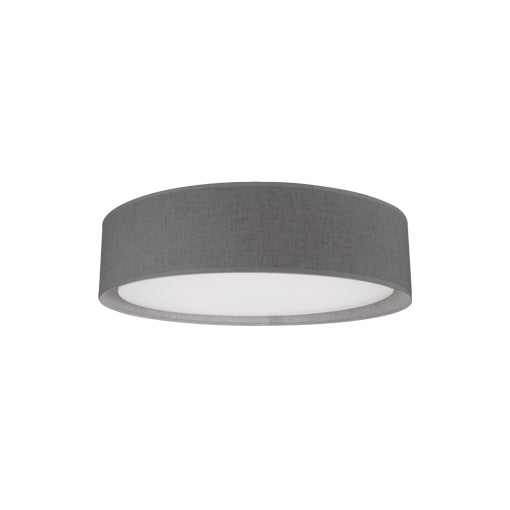 Dalton 16-in Gray LED Flush Mount