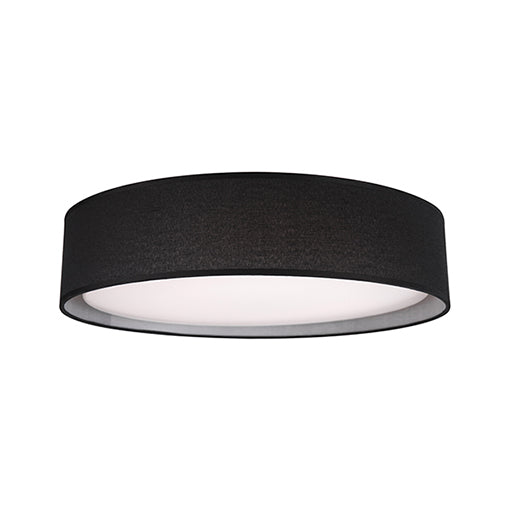 Dalton 20-in Black LED Flush Mount
